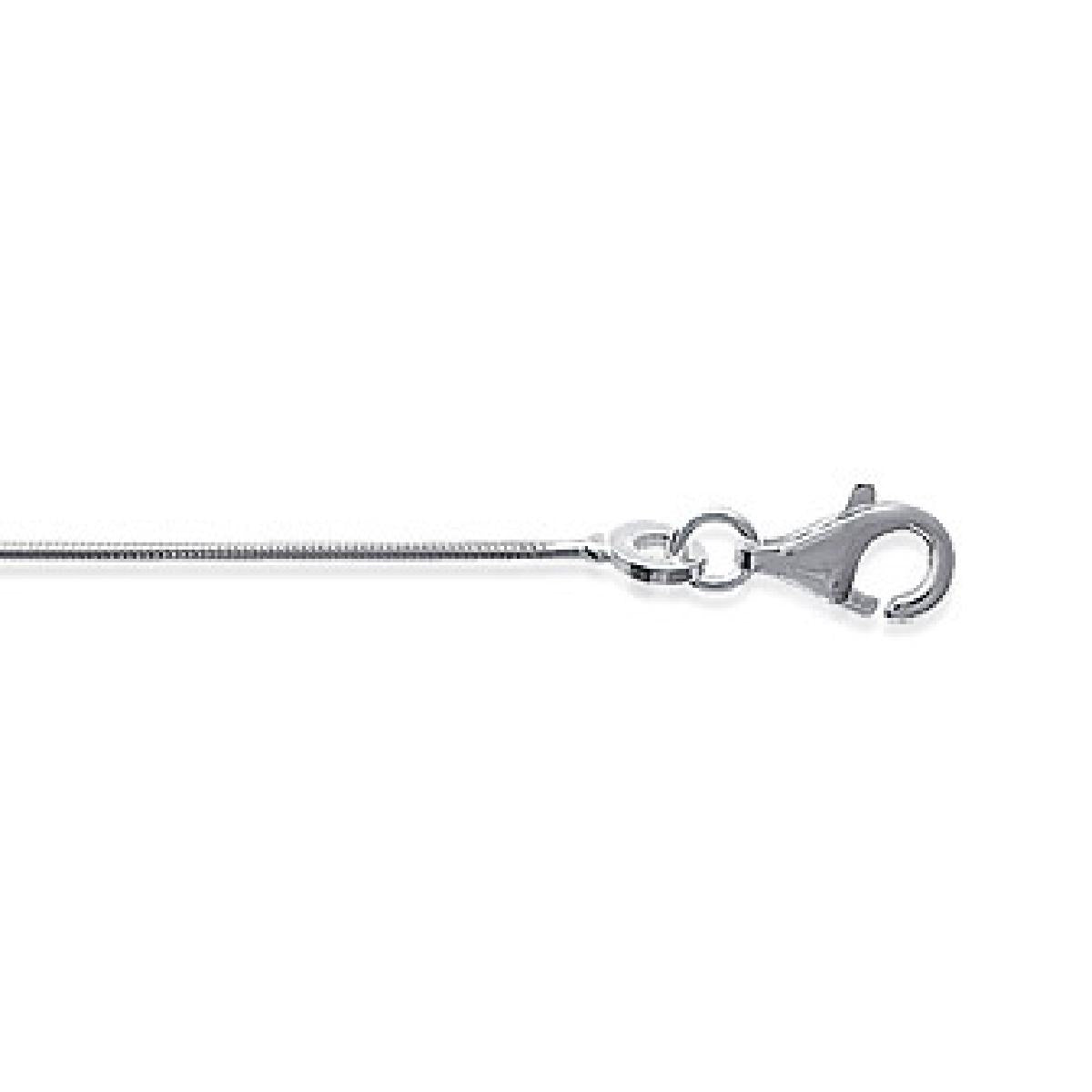 Collier Long En Maille Délicate À Maillons Circulaires Et Fermeture Par Boucle AG925 ALOÏZE – Argent 925