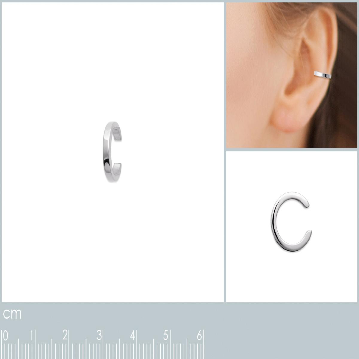 Boucles D'Oreilles Divers Modèle Torsadé Satiné À Motif Géométrique Discret Argent 925