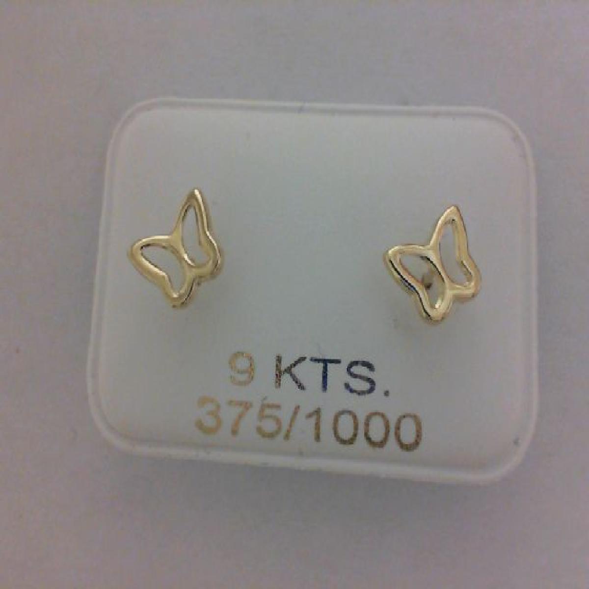 Boucles d'oreilles AU375 Or jaune 9 carats