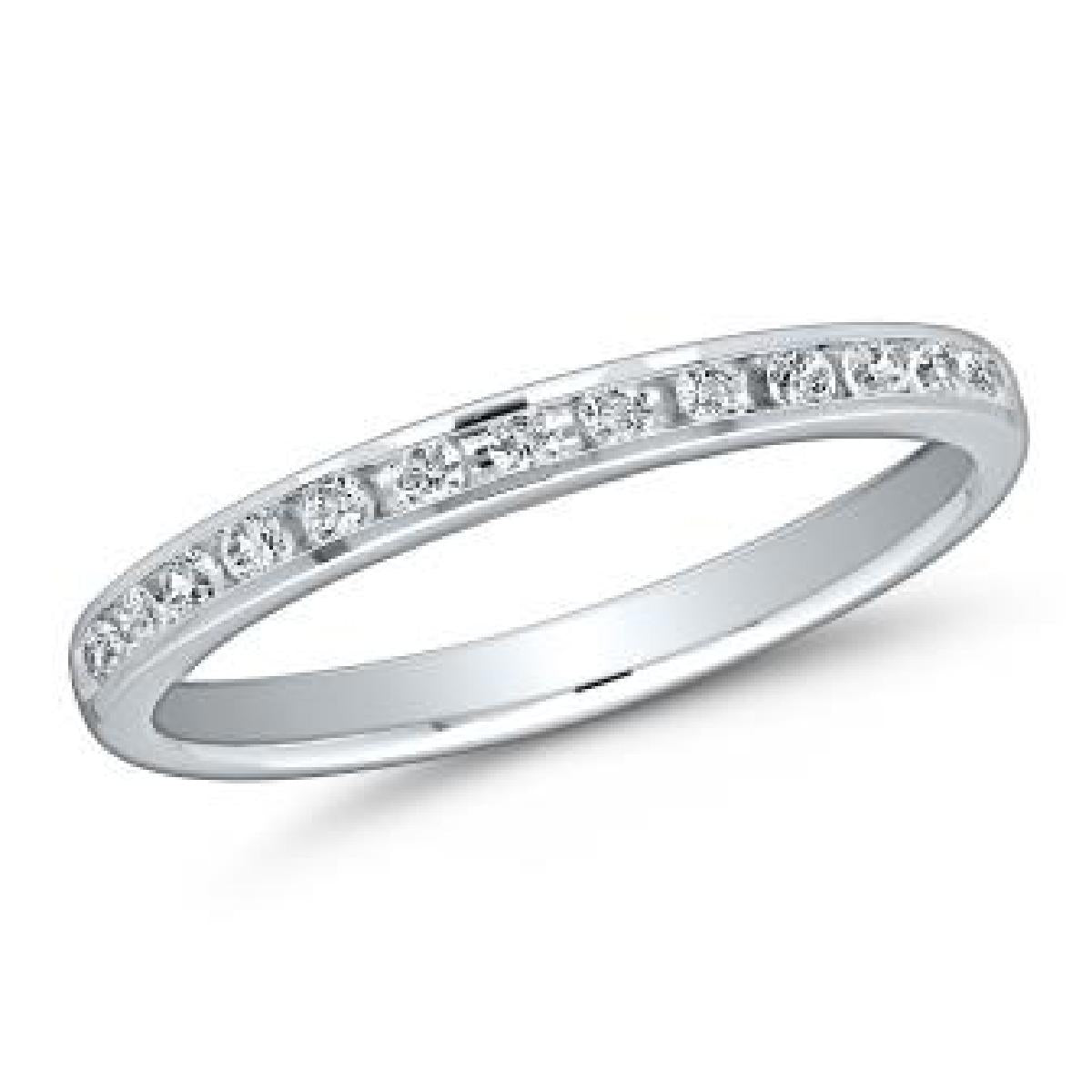 Alliances 1/2 Tour Pierres Diamantées Serti Griffes Moderne Or Jaune 18 Carats AU750