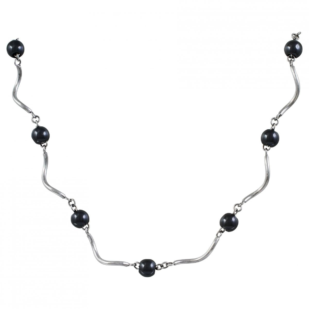 Collier Ceramique Et Acier Modèle Collection Géométrique Aloïze Univers Intemporel – Acier