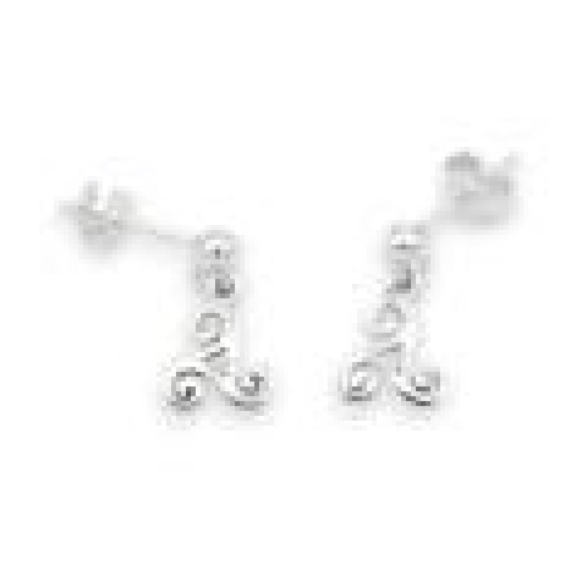 Créole Dormante Modèle Pampille Articulée en Argent 925, Pièce de Joaillerie Traditionnelle