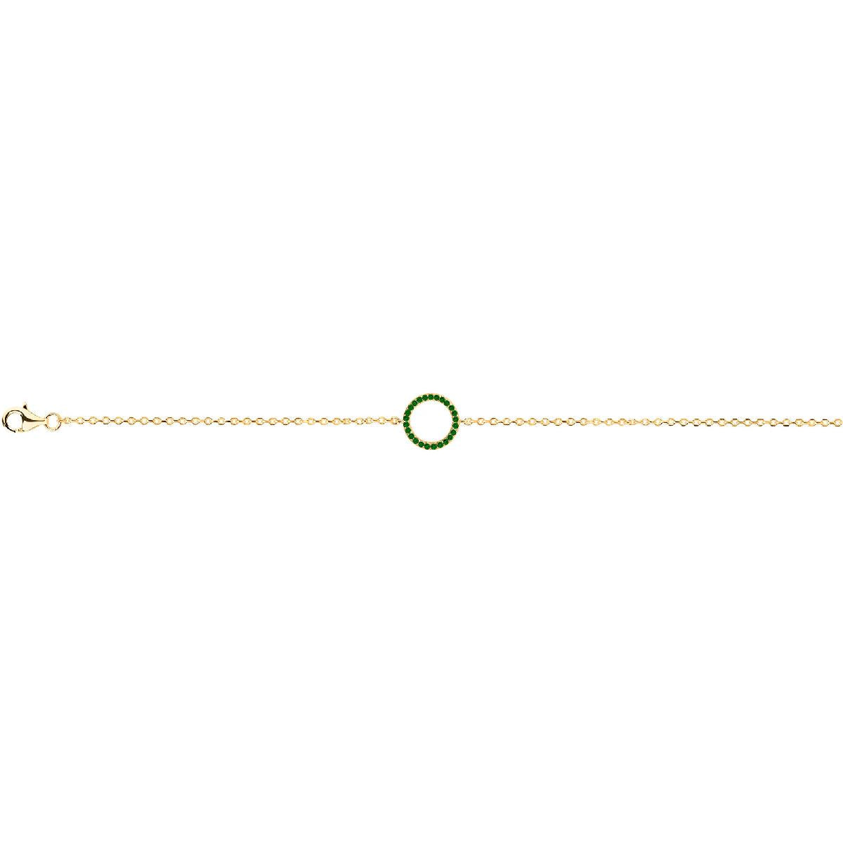 Bracelet Simple P.COULEUR Collection Ambre Fin Et Satiné Gravé Numéroté No 7 – Zirconium