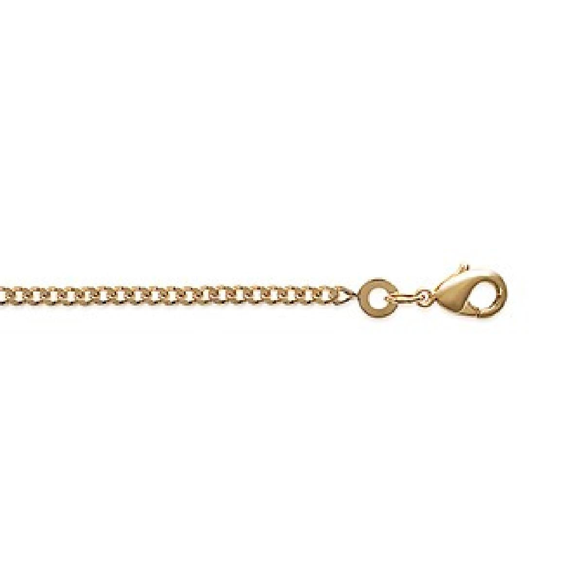 Collier Chaîne Fine ALOÏZE Éclipse Mistral Céleste Alpha Nova – Or Jaune 18 Carats