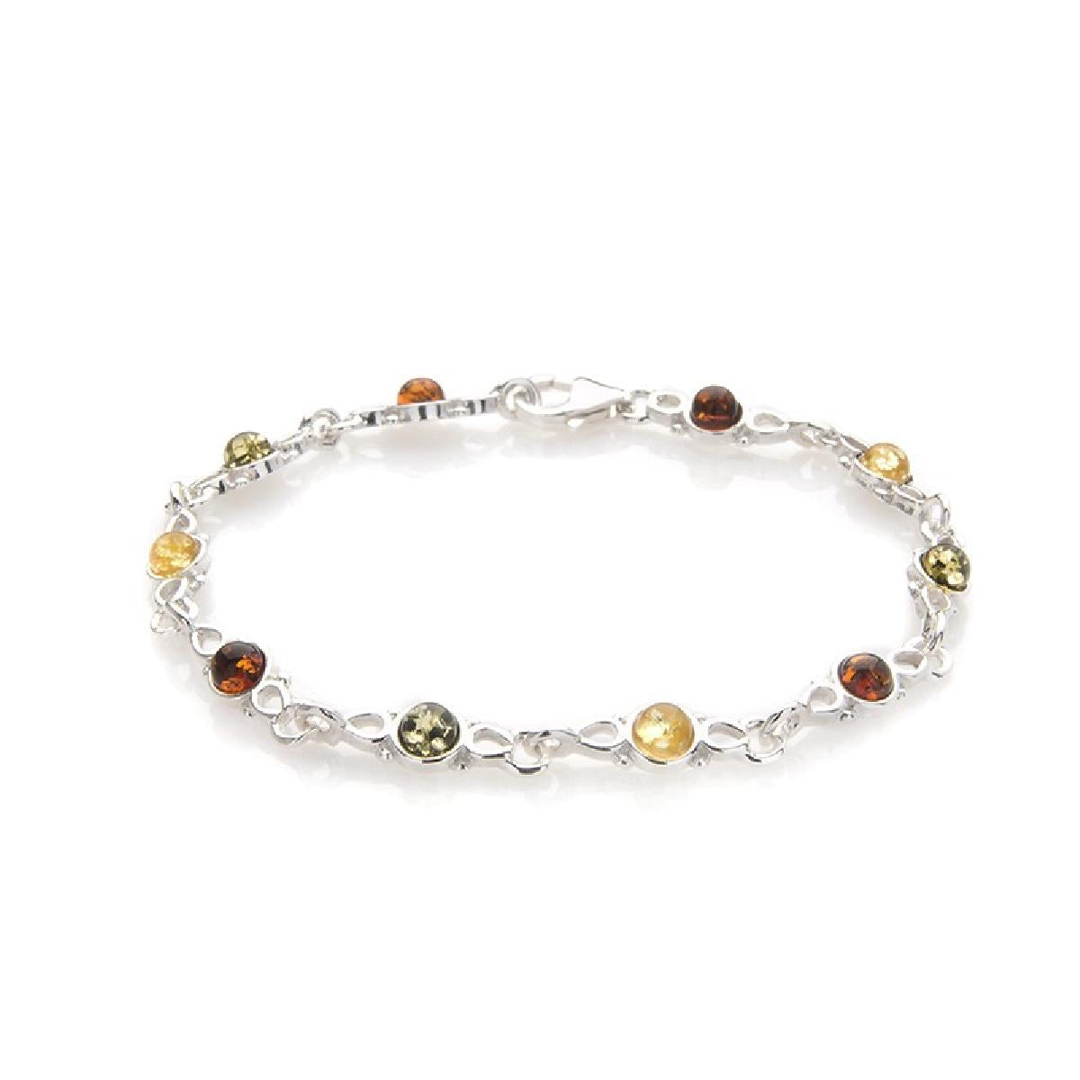 Bracelet Souple P.COULEUR Ambre – Argent 925