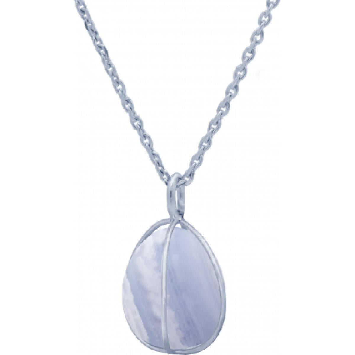 Collier Simple Agathe Collection P Couleur Variation Lien Ornement – Argent 925