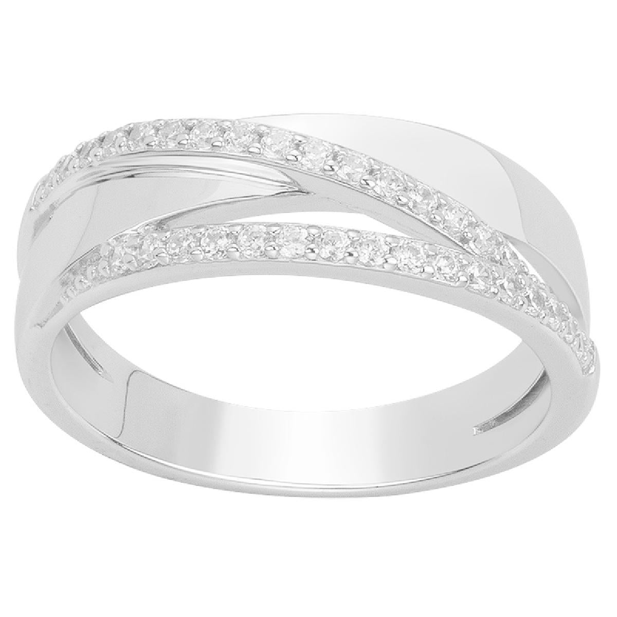 Gourmette Enfant Gravable ALOÏZE Modèle Collection Compositions Pierres Blanches – Argent 925