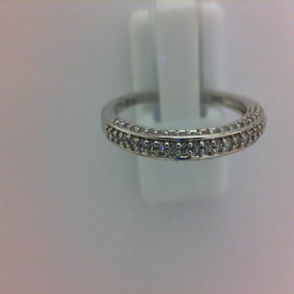 Alliances Demi-Tour Pierres Diamant Serties Taille Unique Or 18 Carats Jaune Classiques