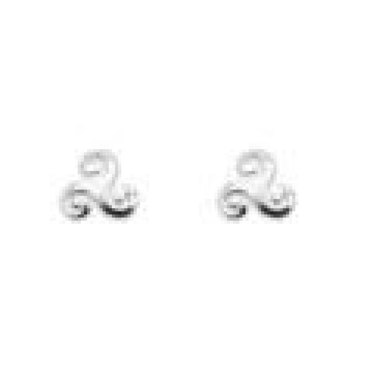 Boutons de Manchette ALOÏZE AG925 – Argent 925, Diamètre 8 mm, Finition Polie et Satinée