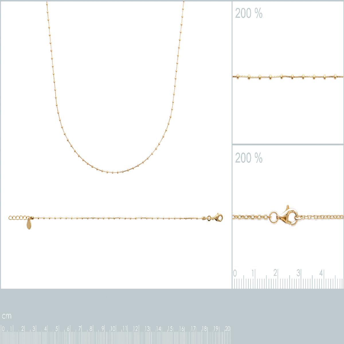 Collier ALOÏZE Colibri Trame Fine Gravé Motif Cœur Mosaïque Baroque – Or jaune 18 carats