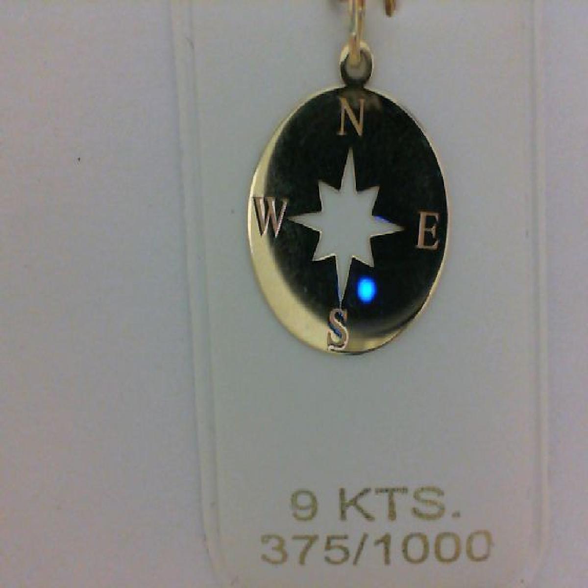 Pendentifs AU375 – Or Jaune 9 Carats, Pièce Signée ALOÏZE, Bijouterie Française Artisanale