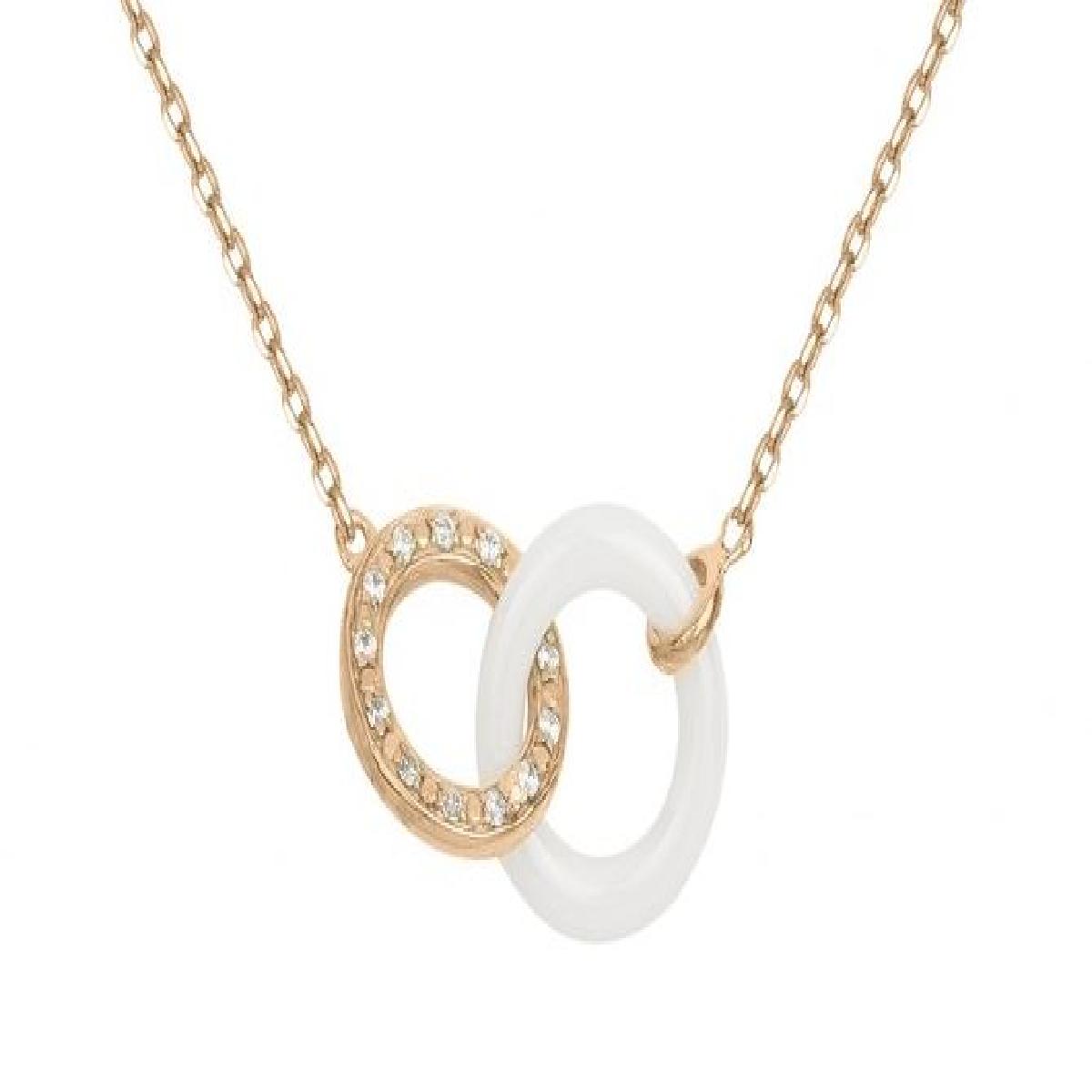 COLLIER CERAMIQUE ET PALQUE OR – Zirconium – Céranity / GEMSTAR BRANDS