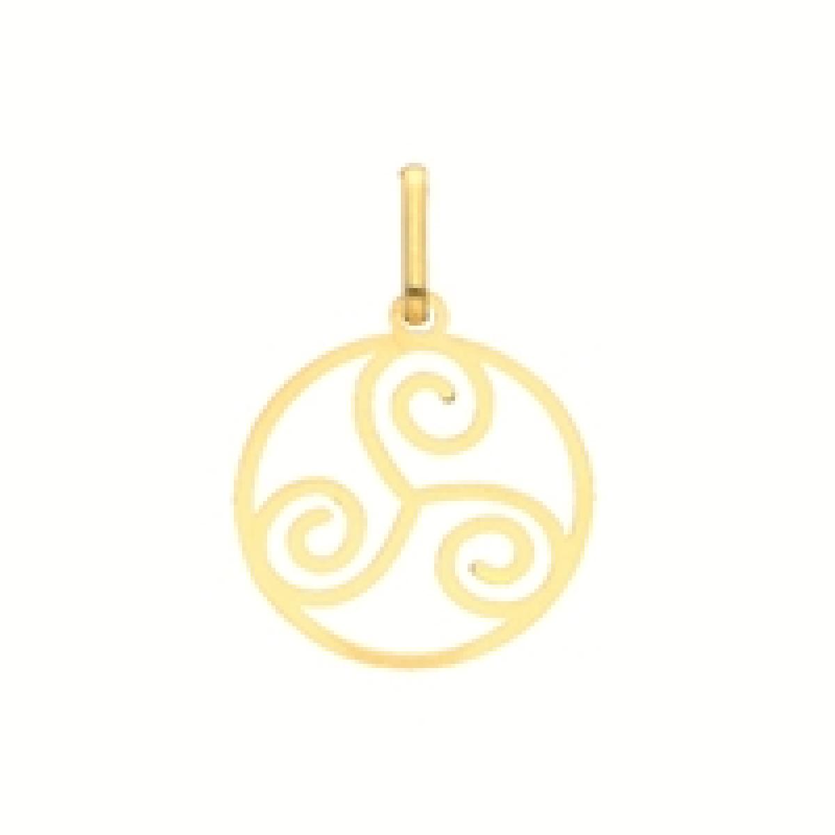 Pendentifs Tout Or AU375 – Or Jaune 9 Carats