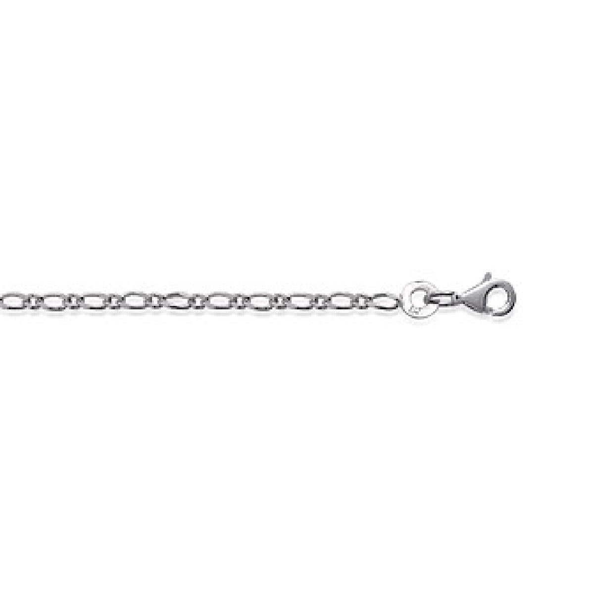 Colliers À Maillons Gourmette Long Et Fin, Atelier Artisanal AG925 Pour Collection Actuelle – Argent 925