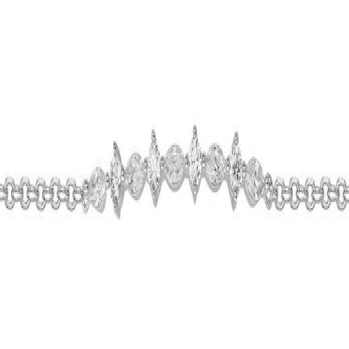 Bracelet Simple À Maillons Fins Et Réguliers P. Blanches – Argent 925 Zirconium Serti