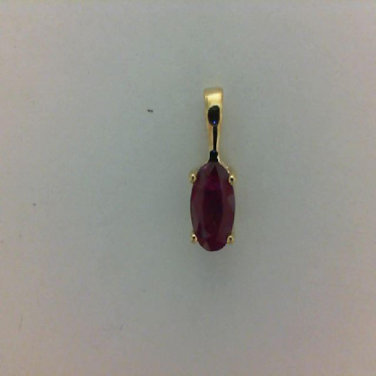 Pendentifs P.Couleur Solitaire Rubis – Or Jaune 18 Carats