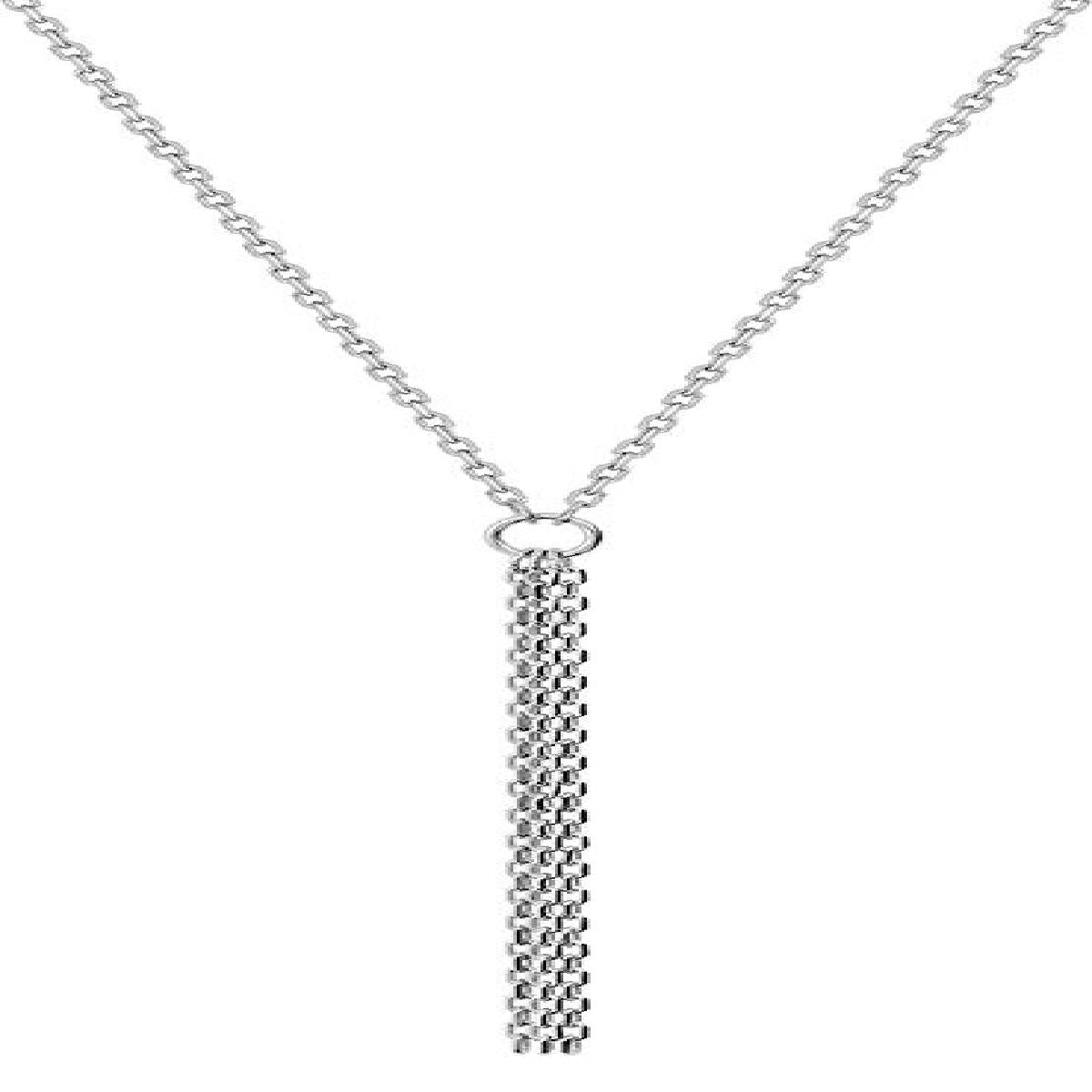 Colliers Souples AG925 – Argent 925, Chaînes Flexibles Et Longueurs Ajustables Pour Utilisation Quotidienne