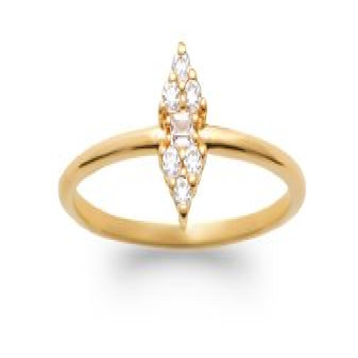 Bague Compositions Pierres Blanches – Zirconium