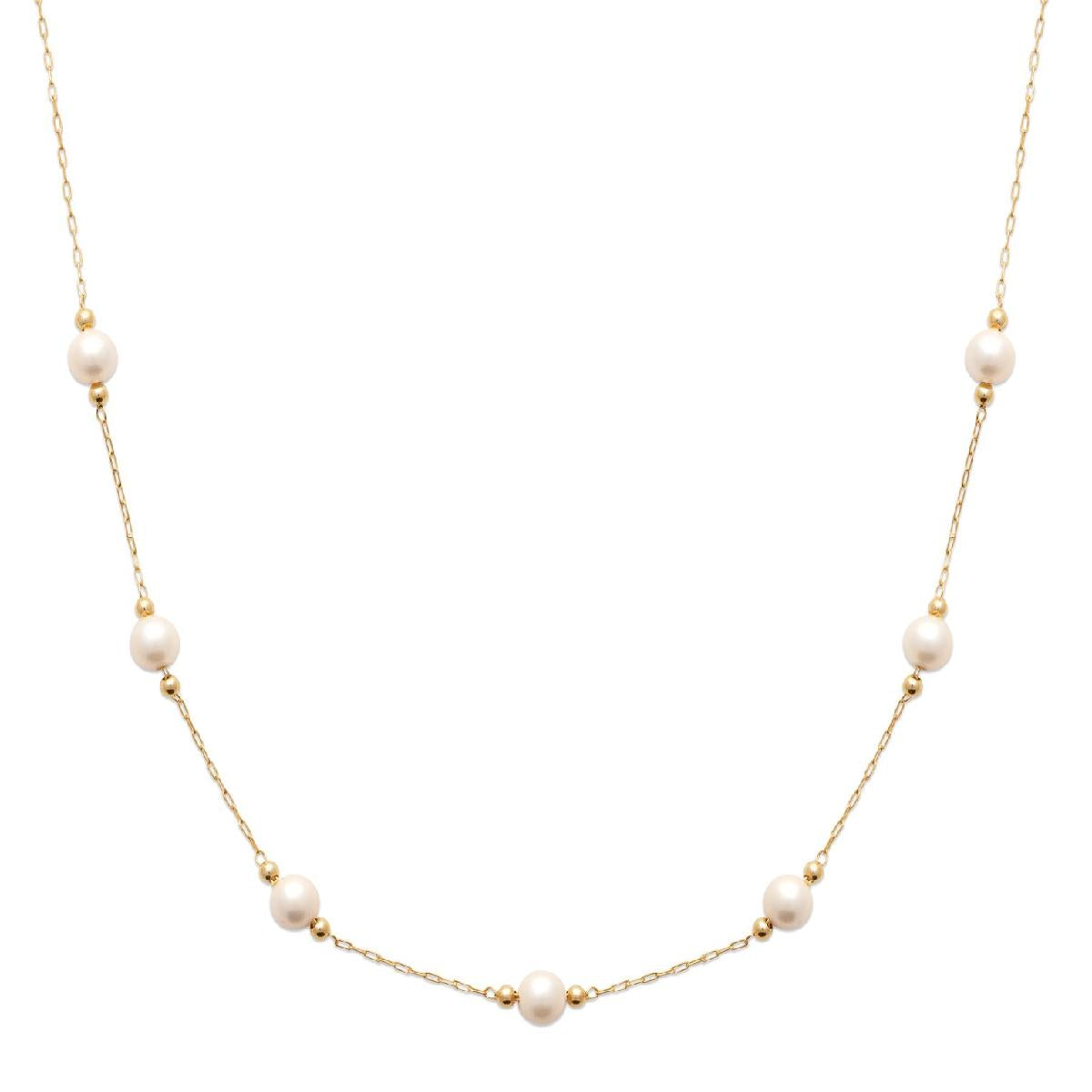 Collier Simple Modèle Maille Fine Signature Édition Élégance Contemporaine – Or Jaune 18 Carats