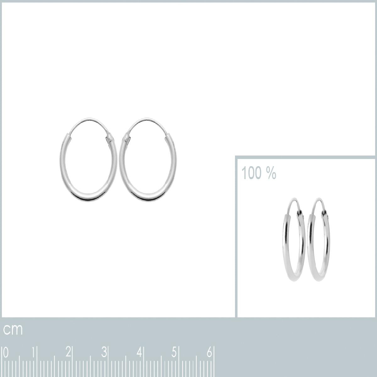 Créole Dormeuse PAM Blanc Aloïze – Argent 925, Modèle PAM Blanc, Joaillerie Aloïze