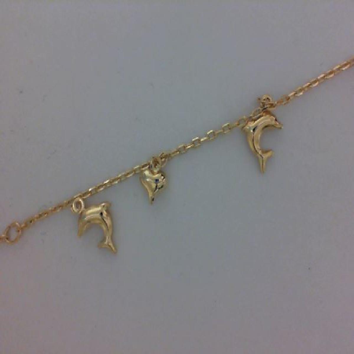 Bracelet Fantaisie Plaqué Or 1 Micron Pour Femme Modèle Classique de Joaillerie ALOÏZE