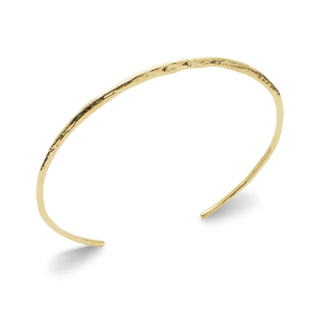 Jonc Martelé Edition Haute Joaillerie Intemporelle Moderne – Plaqué Or Jaune 750/1000