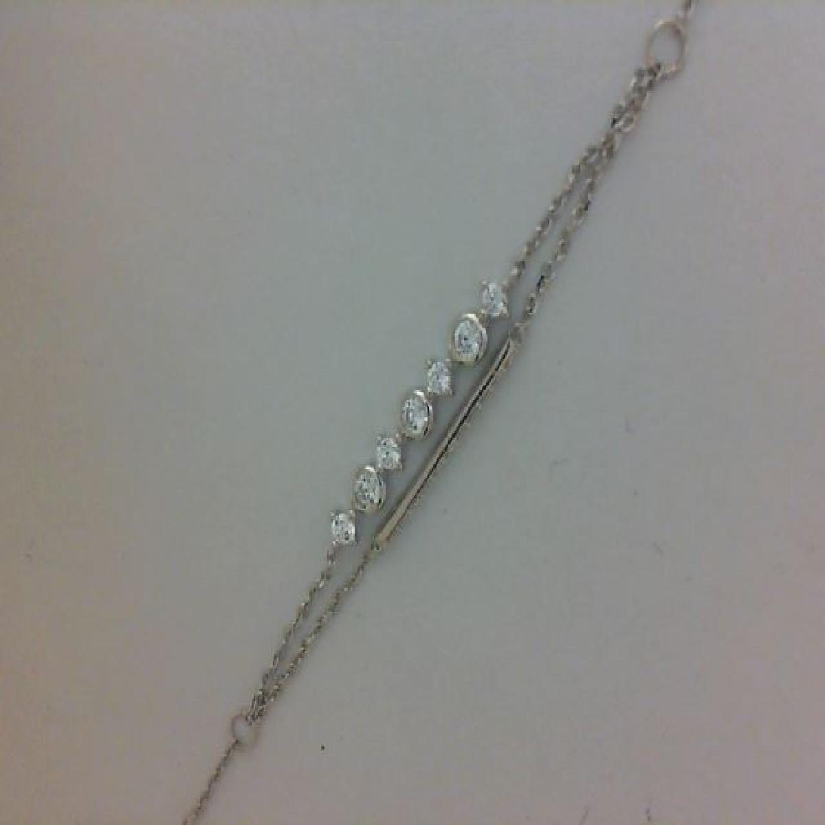 Bracelet P. Blanches – Zirconium