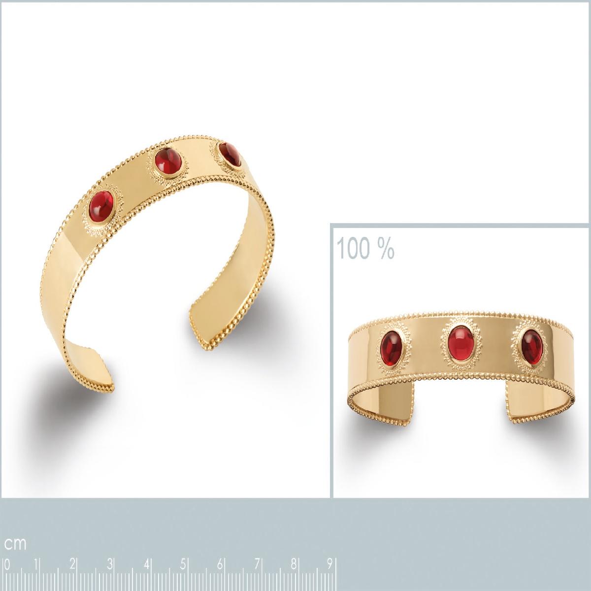 Bracelet Gourmette Gravable Ajustable Pour Gravure Personnalisée – Or Jaune 18 Carats