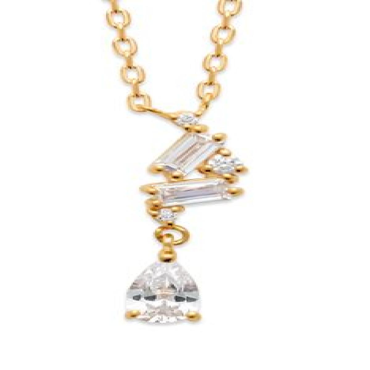 Collier Simple P. Blanches Longueur Réglable 40 Cm Avec Fermoir Mousqueton Traditionnel – Zirconium