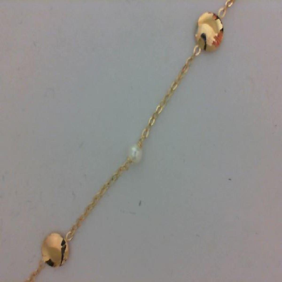 Bracelets Souples Pour Poignet Design Collection P. Blanches – Or Jaune 18 Carats