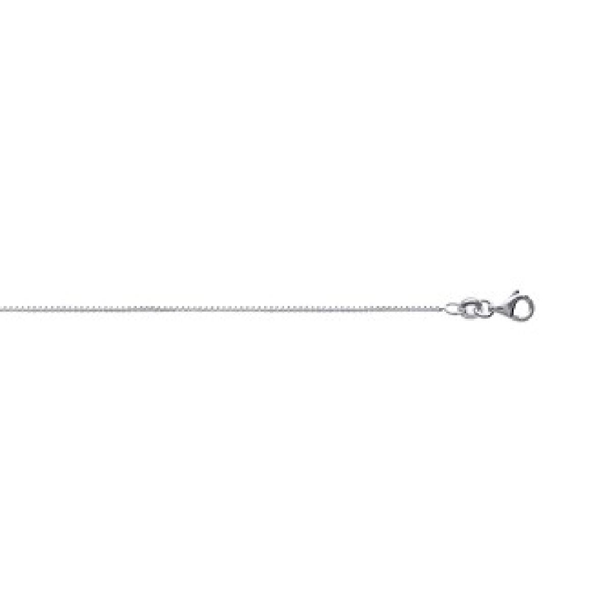 Collier Délicat à Maillons Lisses Et Gravures Simples Avec Fermoir Ressort Et Finition Polie AG925 – Argent 925