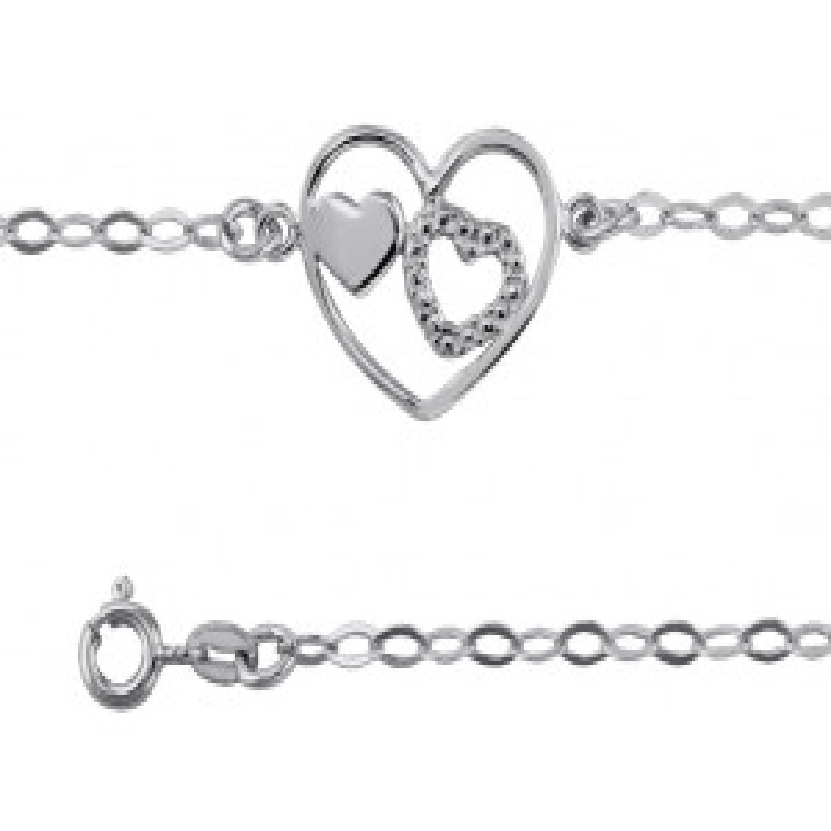 Bracelets AG925 Argent 925 Maille Ronde Longueur Réglable Finition Satinée, Confort Quotidien