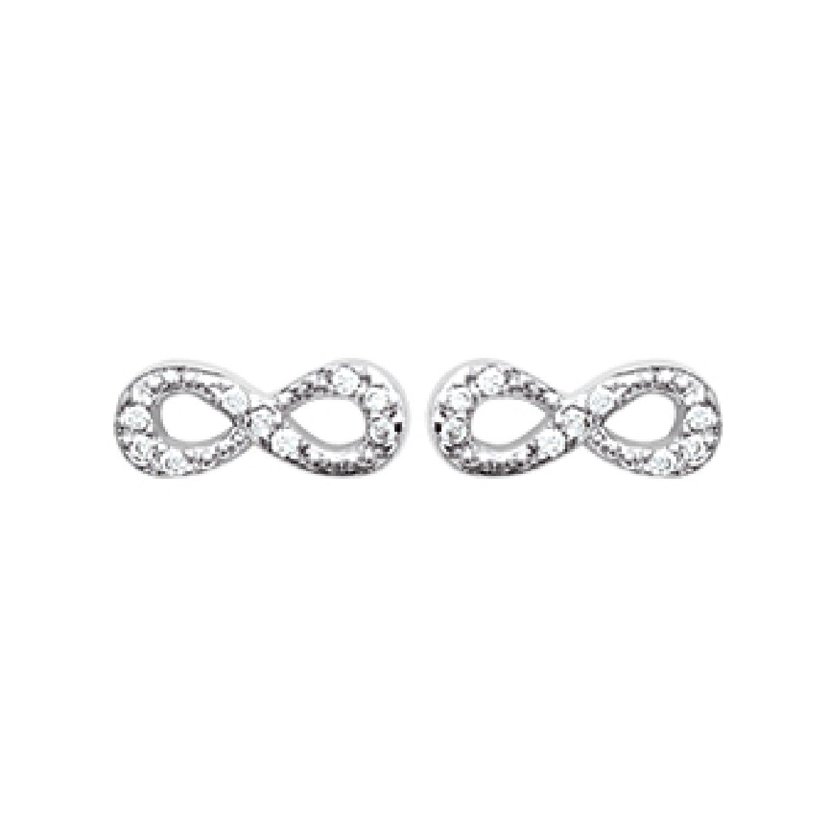 Boucles d'oreilles AG925 – Zirconium
