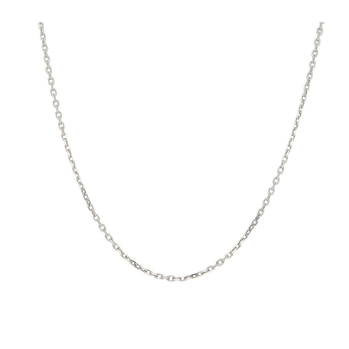 Médaille de baptême et collier avec motif géométrique Tangalle – Or 18 carats
