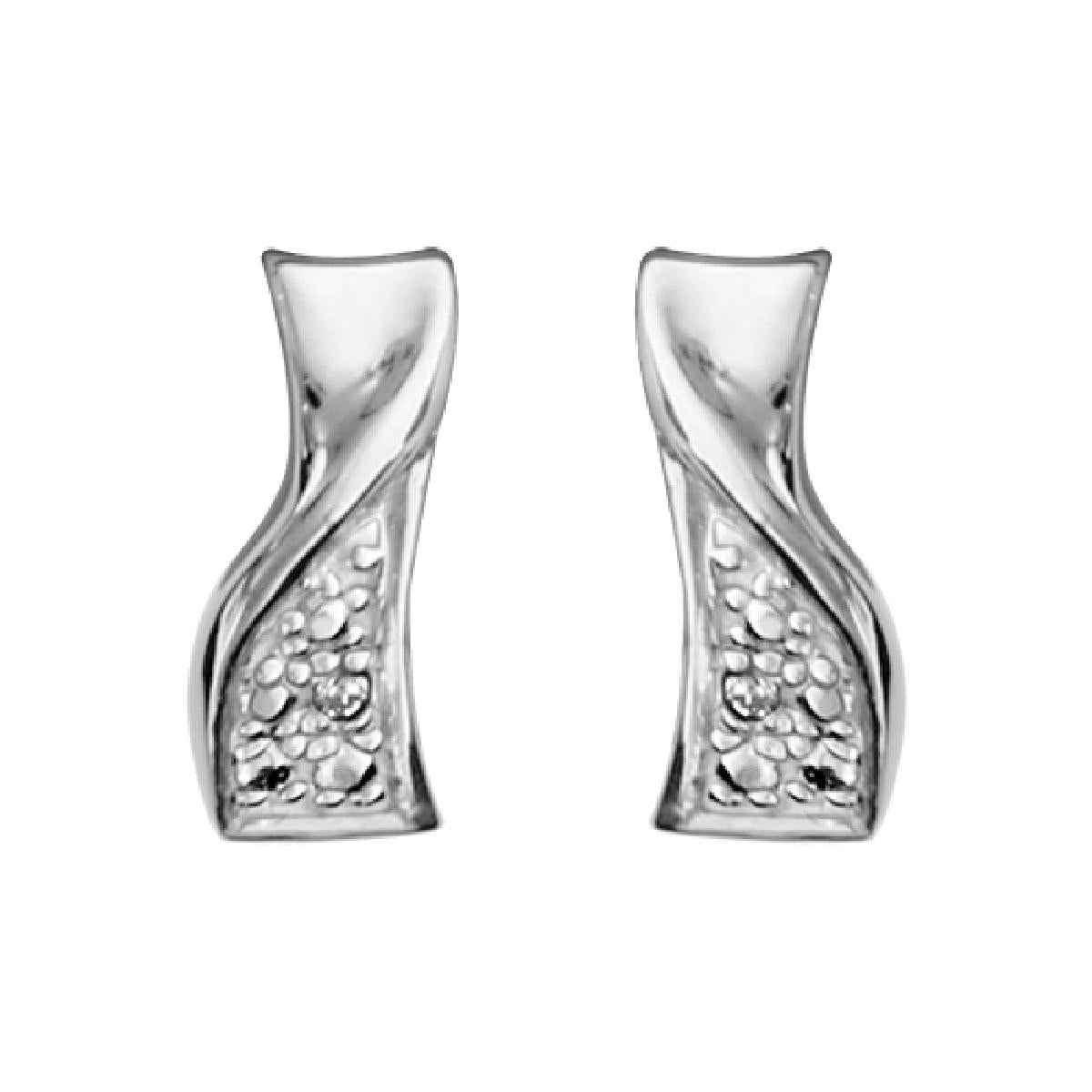 Boucles d'oreilles AG925 ALOÏZE Collection Cœur Filigrané Édition Limitée – Argent