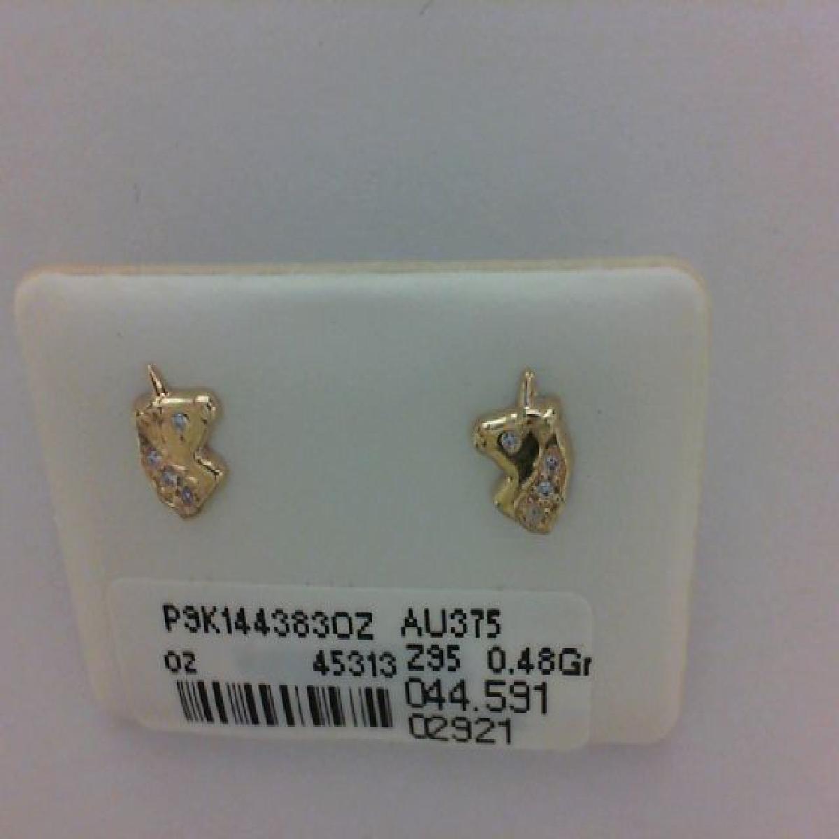 Boutons D'Oreille AU375 Zirconium Finition Satinée Sans Nickel Hypoallergénique Longueur 6 mm
