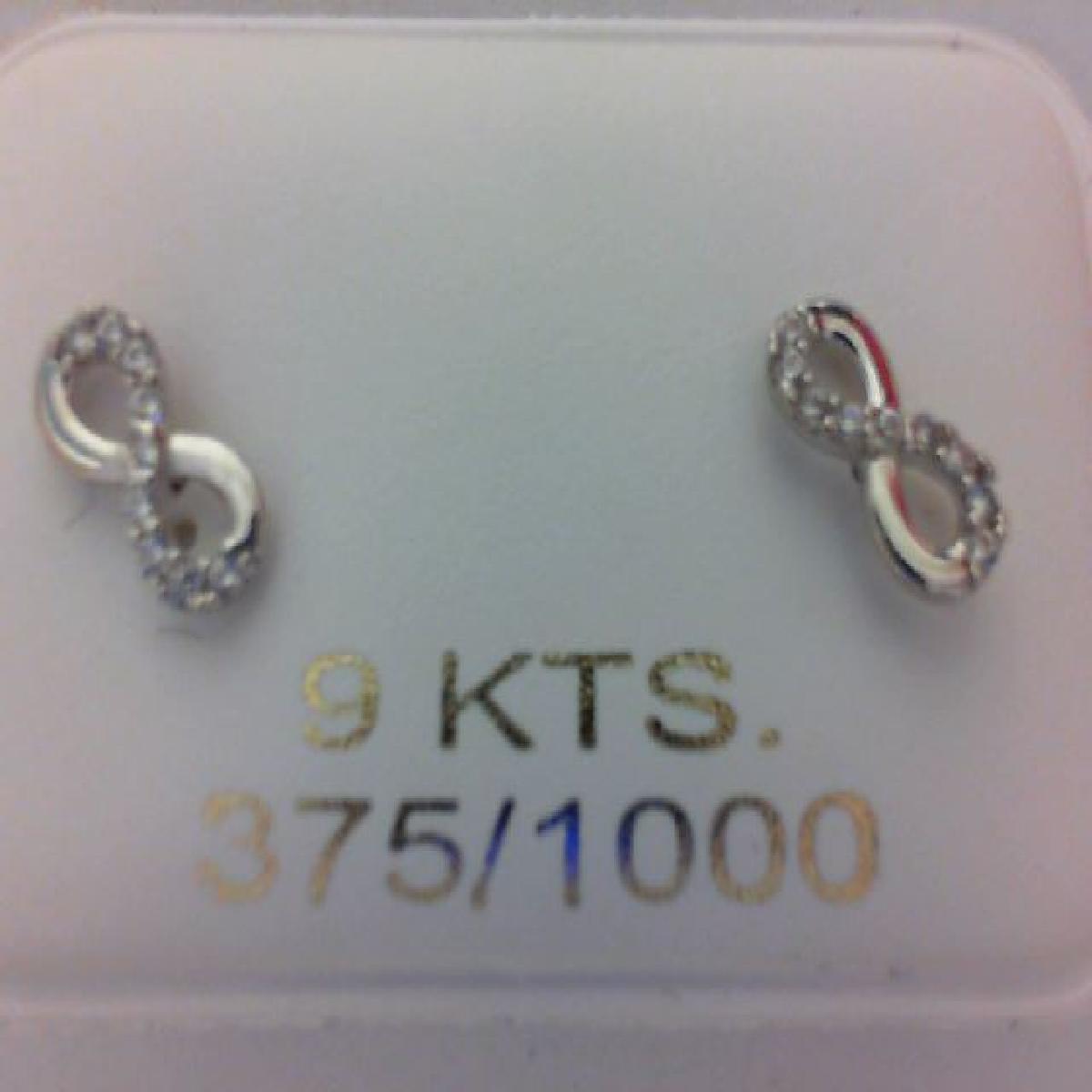 Boucles d'oreilles AU375 – Zirconium