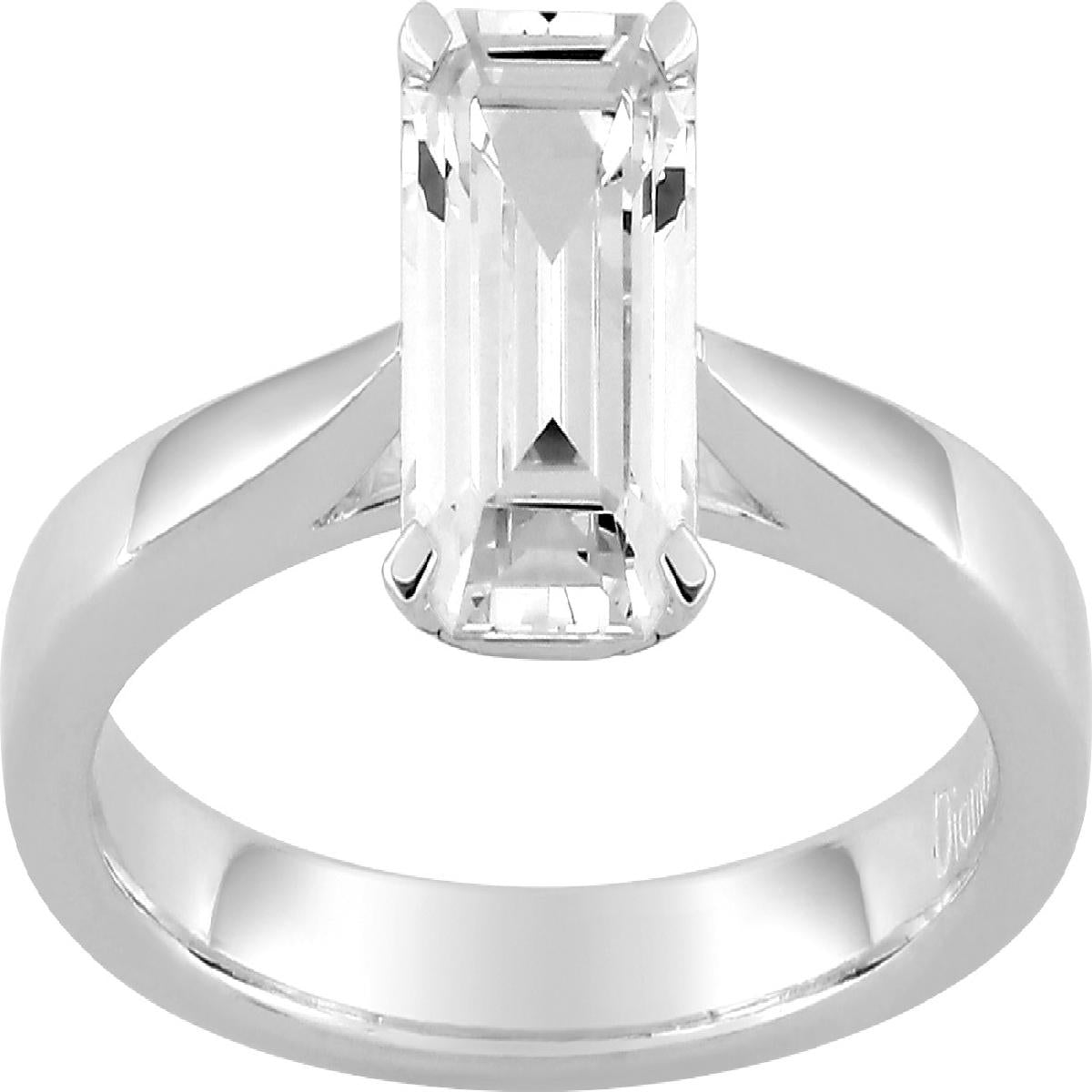 Bague Solitaire Diamant Taille Brillant Certifié Ancien Modèle Héritage - Or 750