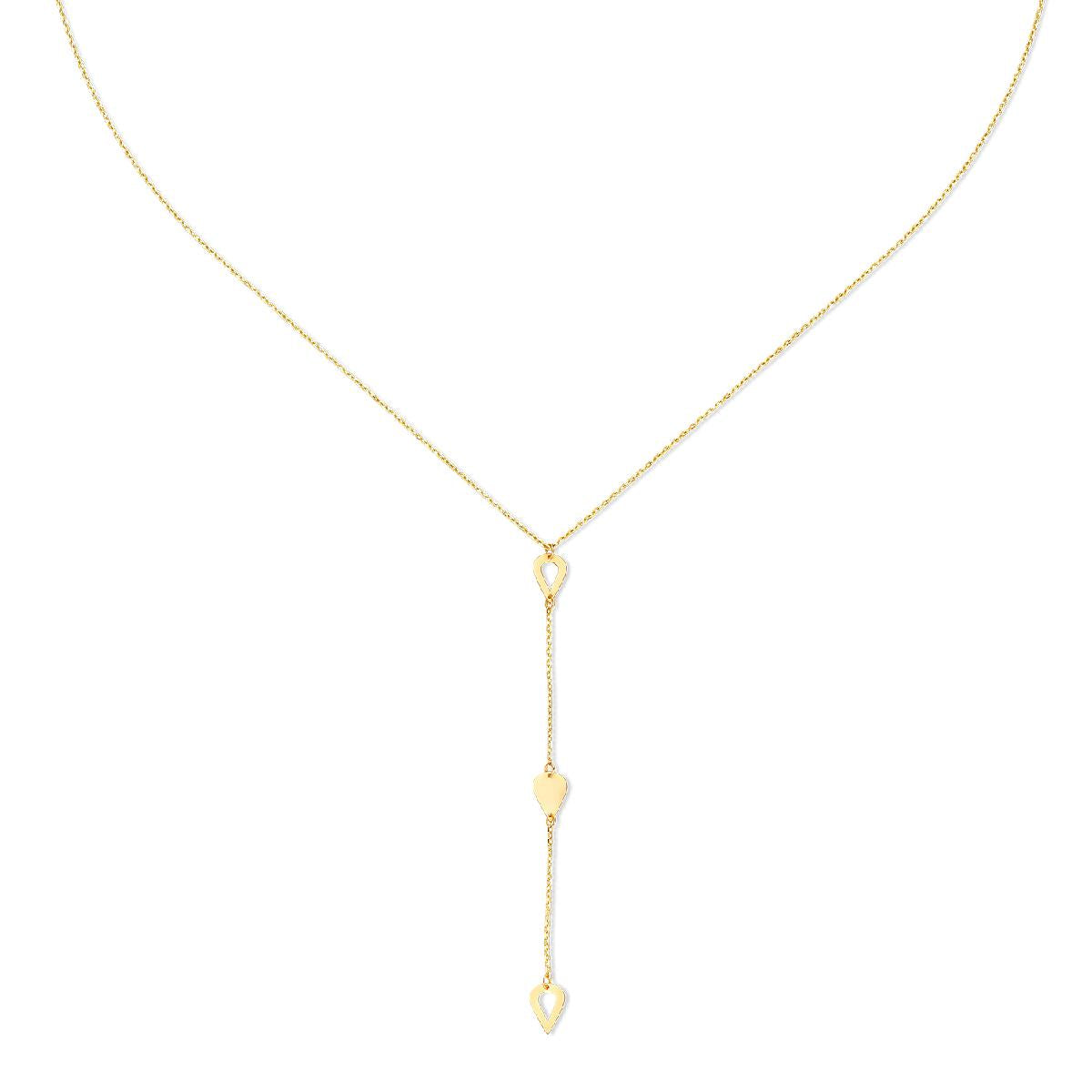 Collier Simple Tout Or Modèle Longue 60 cm Maille Serpent Courbé – Or Jaune 18 Carats