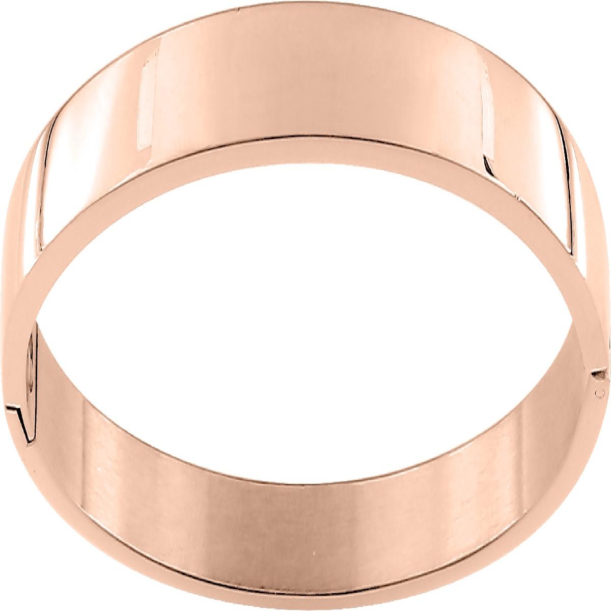 Jonc fermé Aloïze Collection Élégance Intemporelle Modèle Jade Version Classique - Acier Rosé