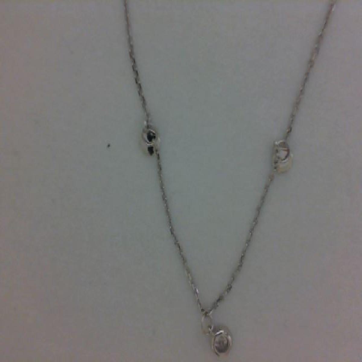 Collier Simple P. Blanches Collection Orient Édition XX Exclusif en Or Jaune 18 Carats