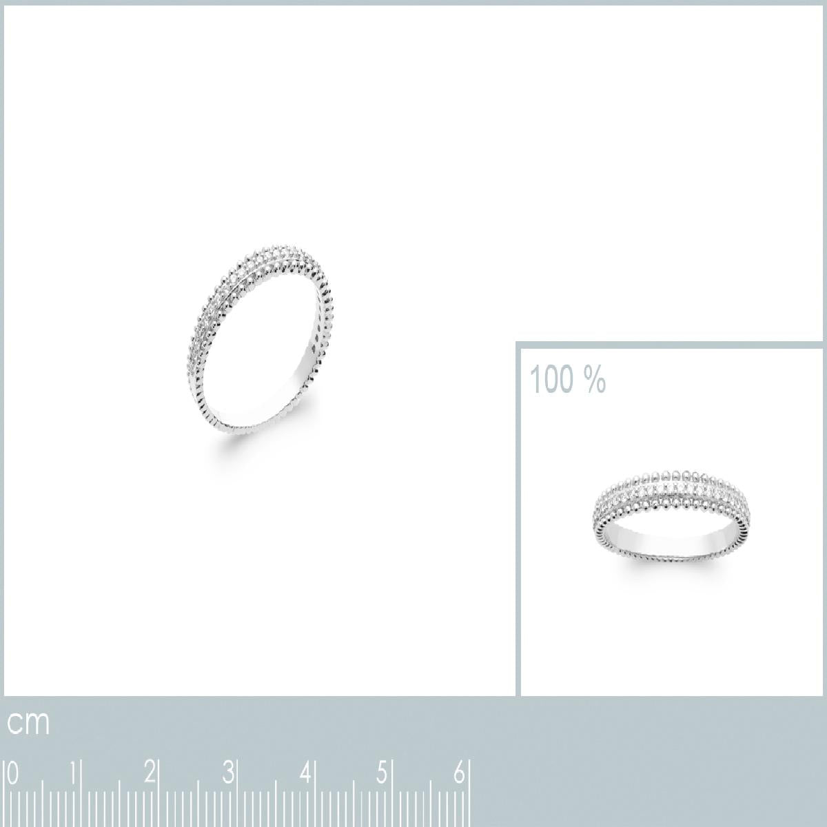 Médaille Compositions Pierres Blanches Version Pro MB01 Aloïze Collection – Argent 925