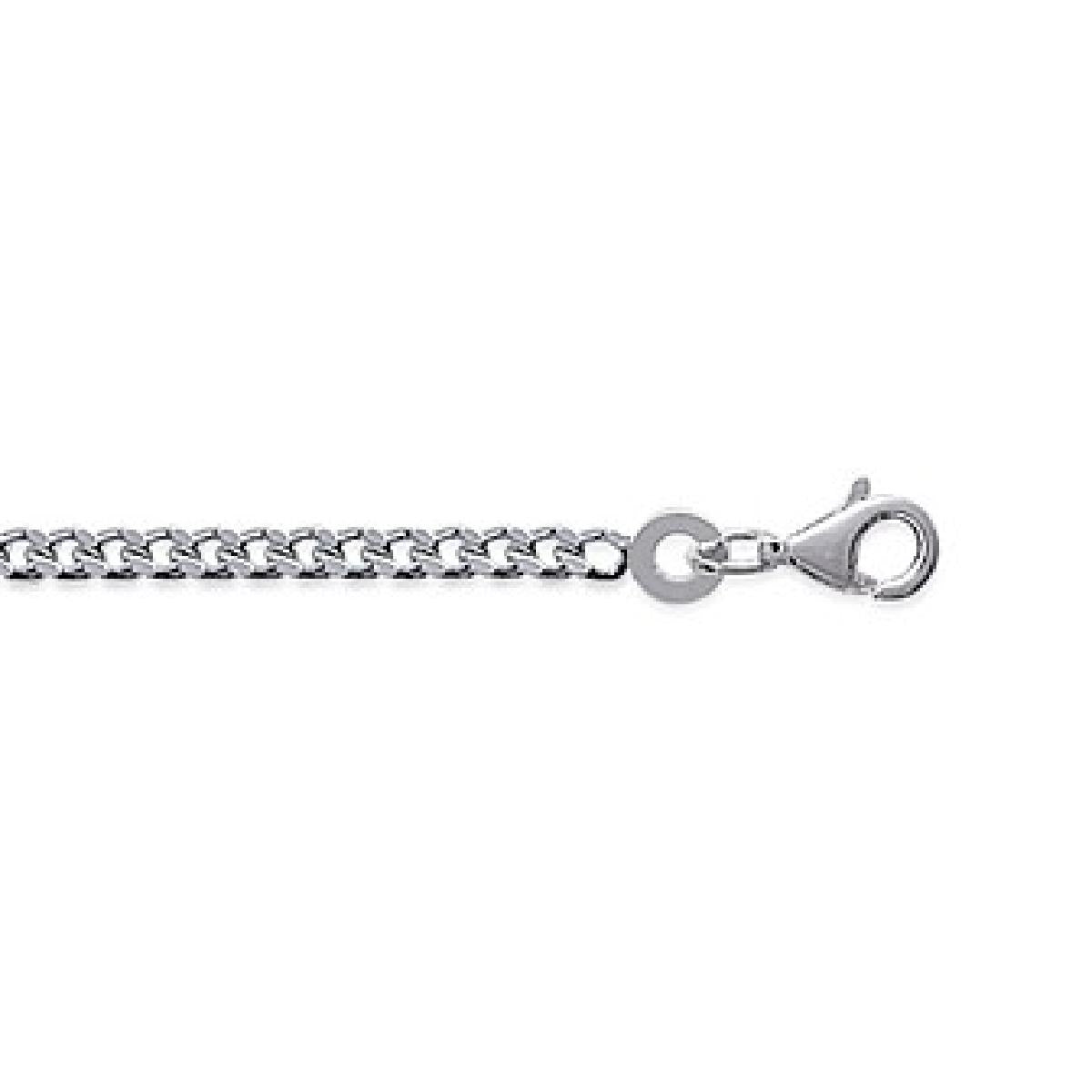 Collier Ras de Cou en Chaîne Maillée à Maillons fins et réguliers – AG925 – Argent 925
