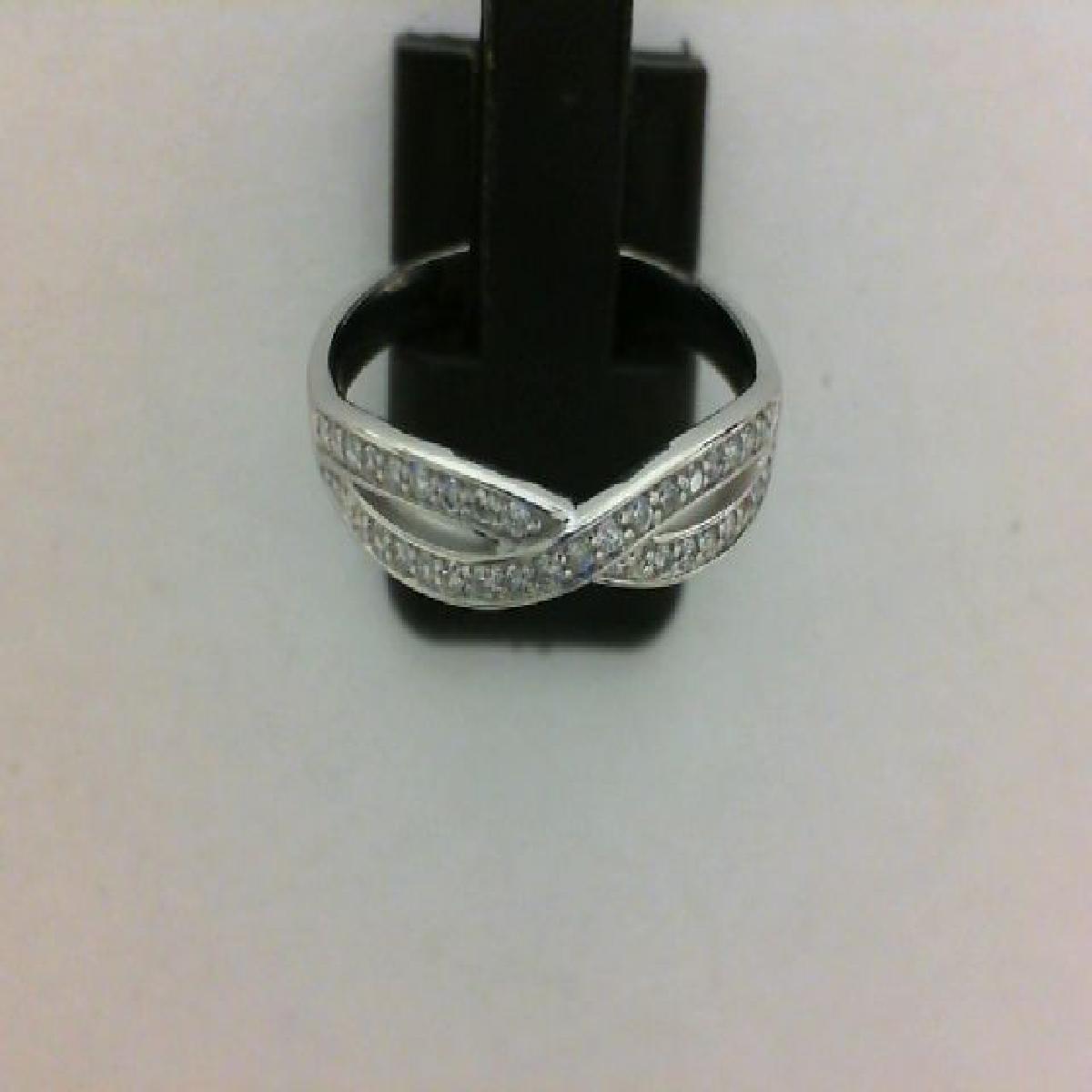 Alliance Infini Multidiamants Sertie Pavée Taille Classique - Or Blanc Palladié 750/1000