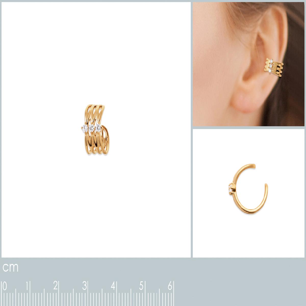 Boucles d'Oreilles Divers Oreilles Collection ALOÏZE Originales – Or Jaune 18 Carats Massif