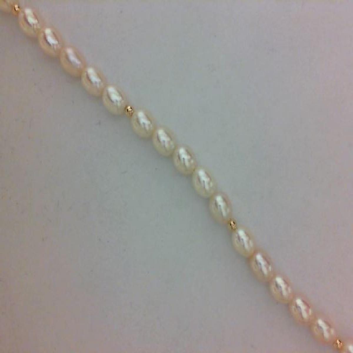 Bracelet Simple P. Blanches Série Classique Edition Privilège Collection – Or 18 Carats