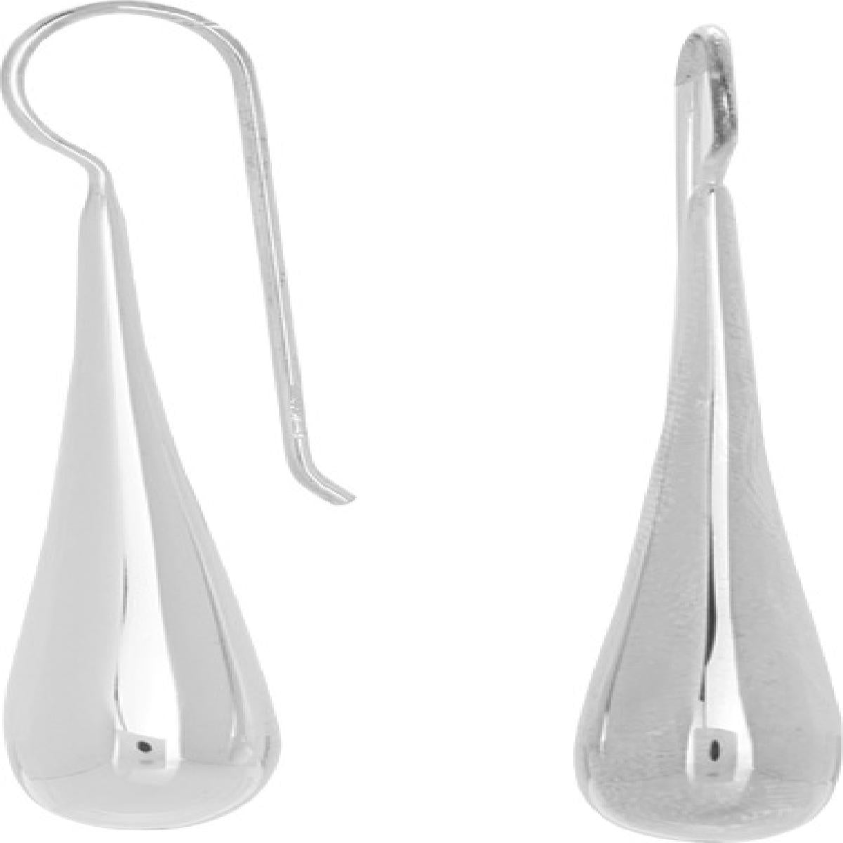 Créole Dormant Pend Pampille Ornement Accessoire Gravé Détails Filigrane Motif Détail Épais – Argent 925