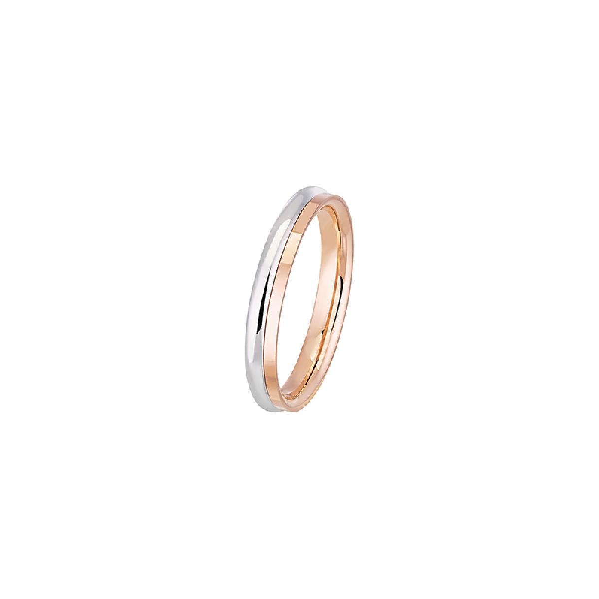 Alliances à Motifs Aloïze Gravables Entrelacs Serpentin Signature – Or 18 Carats