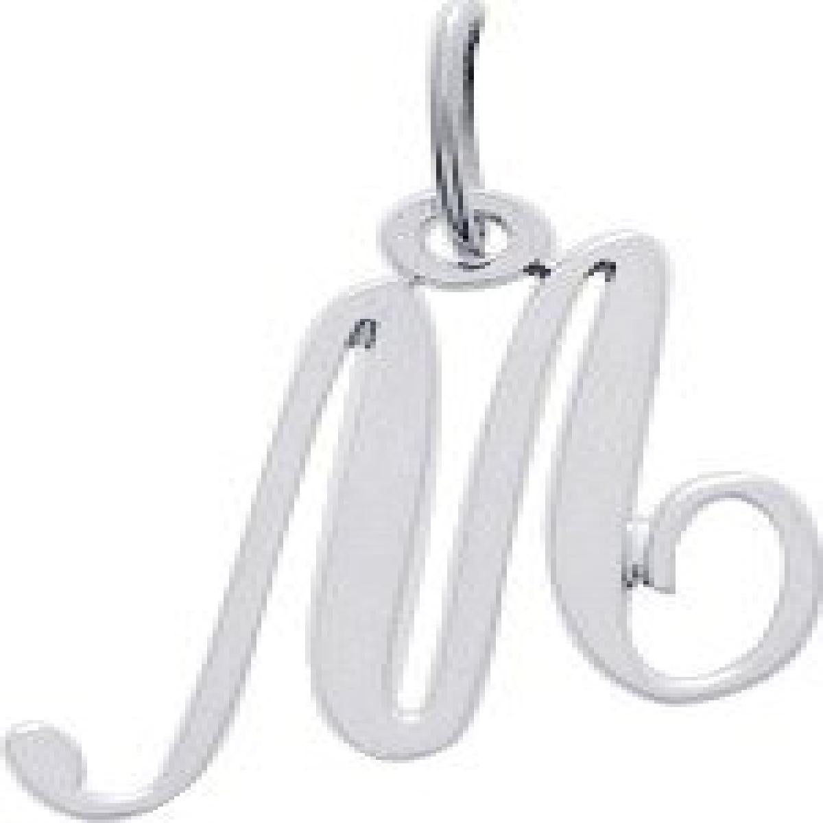 Pendentifs Gravables Motif Floral Longue Lune Étoile Sculptés À La Main AG925 – Argent 925