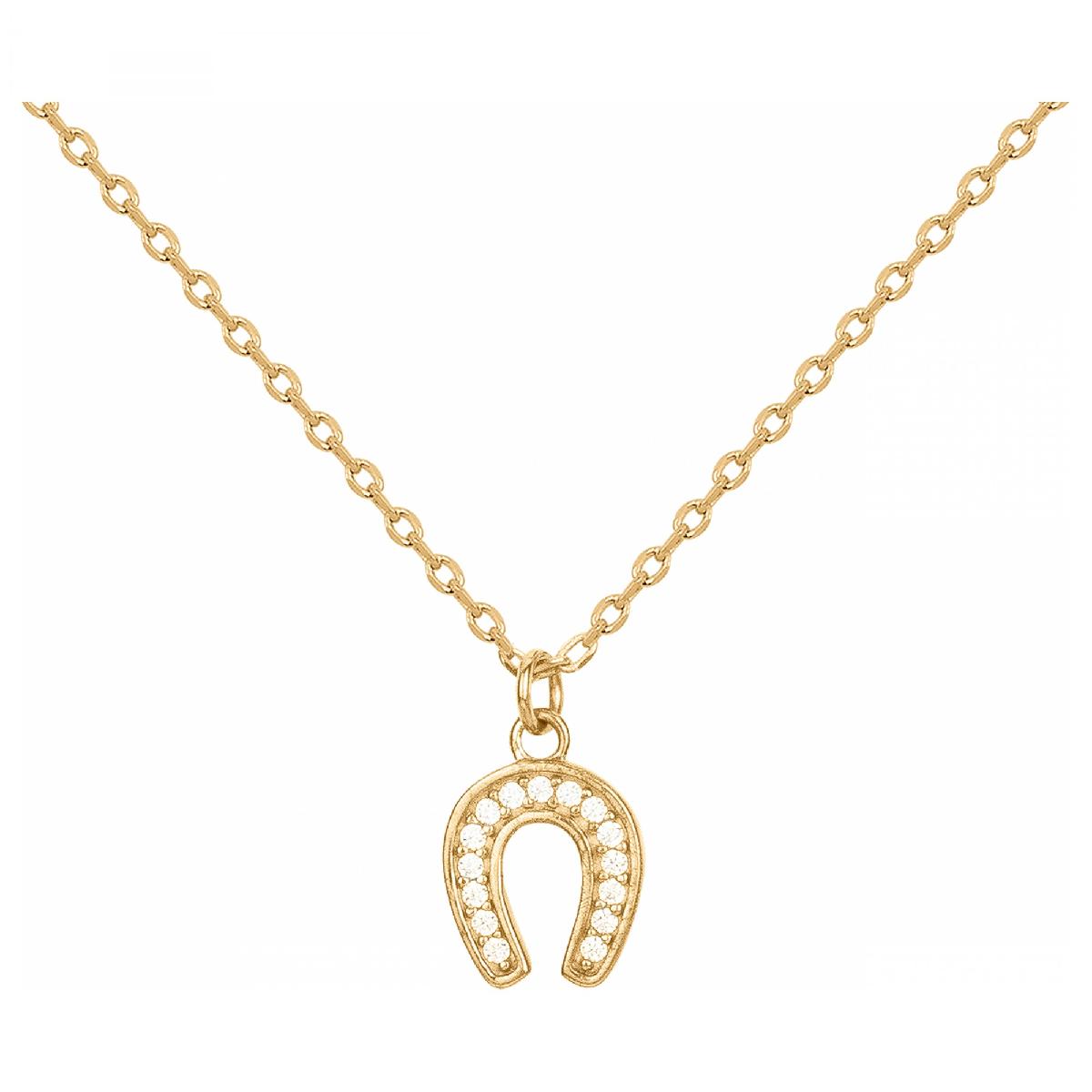 Collier Simple P. Blanches – Zirconium